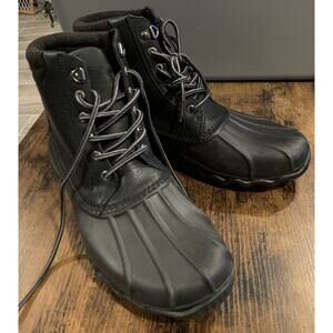 SPERRY AVENUE DUCK BOOT MENS SIZE 8M BLACK NEW